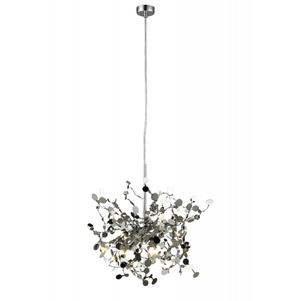 Подвесной светильник Crystal Lux GARDEN SP3 D400 CHROME