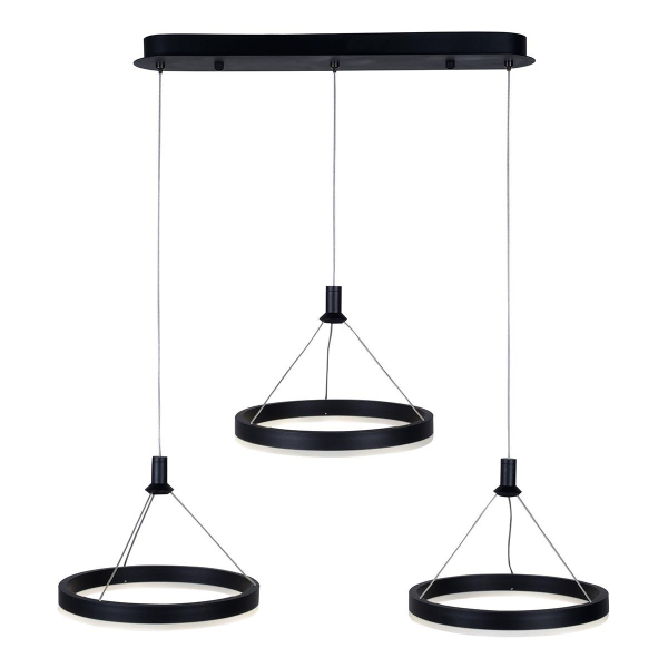 Подвесной светодиодный светильник iLedex Libra D075-3 BK Подвесной светодиодный светильник iLedex Libra D075-3 BK