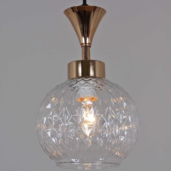 Подвесной светильник Reluce 10080-0.9-01 BK+FG