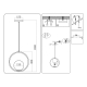Подвесной светильник Ambrella light Traditional Modern TR2594