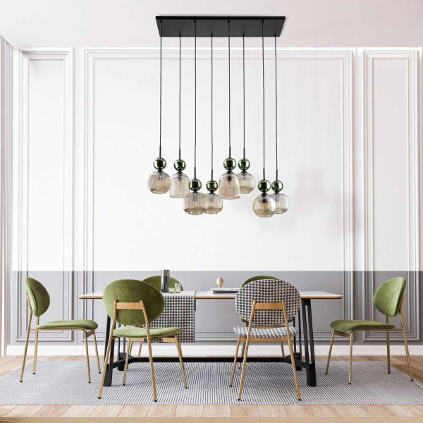 Подвесной светильник TK Lighting 11151 Sophia Green Cognac a071836