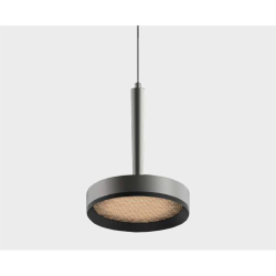 Подвесной светильник Italline IT02-025 dark silver 3000K+IT02-024 black