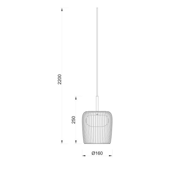 Подвесной светильник Mantra Dubai 9420 (1L)+8265