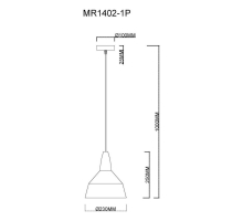 Подвесной светильник MyFar Brigitte MR1402-1P