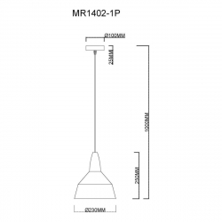 Подвесной светильник MyFar Brigitte MR1402-1P