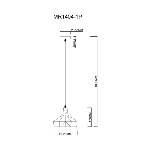 Подвесной светильник MyFar Brigitte MR1404-1P