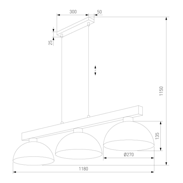 Подвесной светильник TK Lighting 6299 Oslo a068762