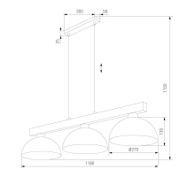 Подвесной светильник TK Lighting 4710 Oslo