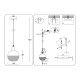 Светильник подвесной Ambrella light TRADITIONAL TR8504