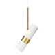 Подвесной светильник ЭРА PL33 WH/GD MR16 GU10 Б0061381