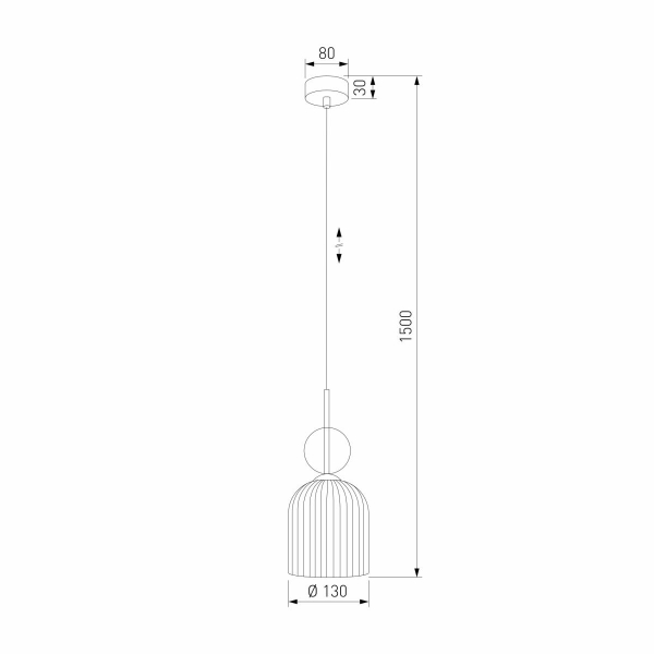 Подвесной светильник TK Lighting 11146  Sophia Green Cognac a071832