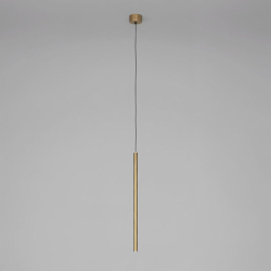 Подвесной светодиодный светильник Elektrostandard Flinn 50263 LED 4W 3000К латунь a072221