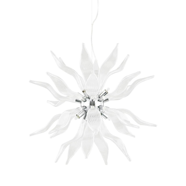 Подвесной светильник Ideal Lux Leaves SP8 Bianco 111957 Подвесной светильник Ideal Lux Leaves SP8 Bianco 111957