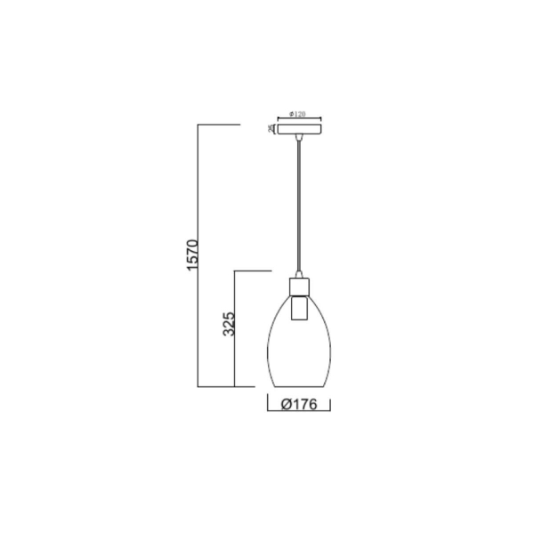 Подвесной светильник Vele Luce Placido VL5055P14