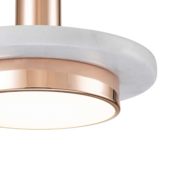 Подвесной светильник Escada 10260/1 LED*12W Gold/White marble Подвесной светильник Escada 10260/1 LED*12W Gold/White marble