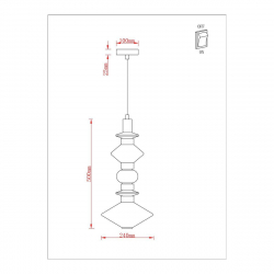 Подвесной светодиодный светильник Arte Lamp Fiorato A2442SP-15PB