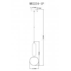 Подвесной светильник MyFar Pierre MR2234-1P