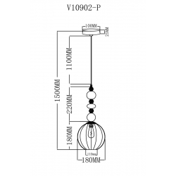 Подвесной светильник Moderli Charm V10902-P