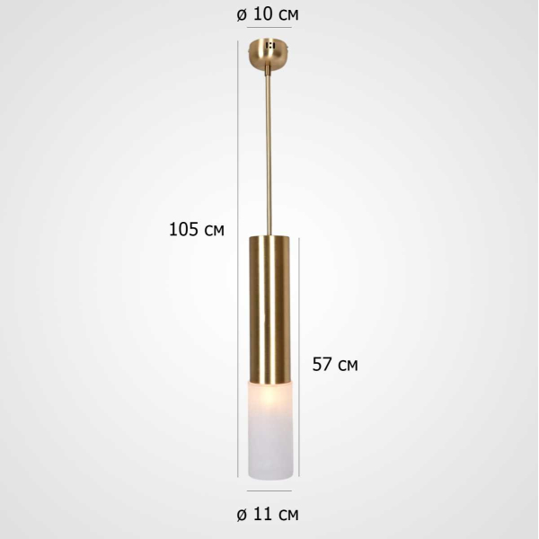 Подвесной светильник Imperium Loft Tevra Gold D11 320044-23