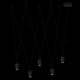 Подвесной светодиодный светильник Loft IT Blackout 10357/5