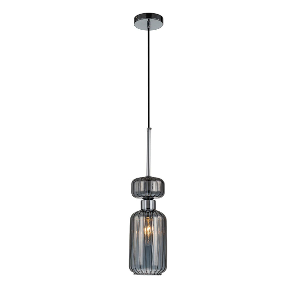 Подвесной светильник Escada Gloss 1141/1S Chrome/Smoke Подвесной светильник Escada Gloss 1141/1S Chrome/Smoke