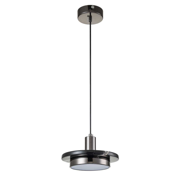 Подвесной светильник Escada 10260/1 LED*12W Black/Black marble Подвесной светильник Escada 10260/1 LED*12W Black/Black marble