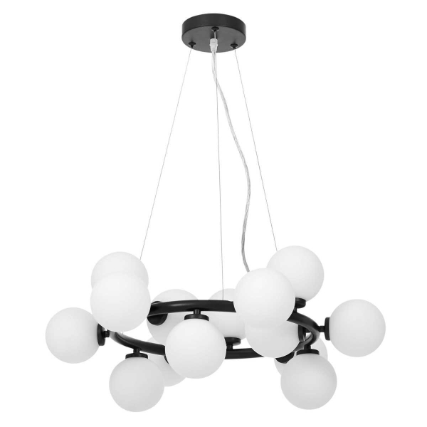 Подвесной светильник Lumina Deco Marsiada LDP 6033-15 BK Подвесной светильник Lumina Deco Marsiada LDP 6033-15 BK