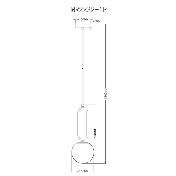 Подвесной светильник MyFar Pierre MR2232-1P Подвесной светильник MyFar Pierre MR2232-1P