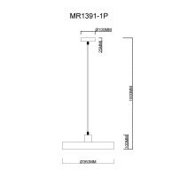 Подвесной светильник MyFar Ria MR1391-1P