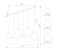 Подвесной светильник TK Lighting 4792 Esme