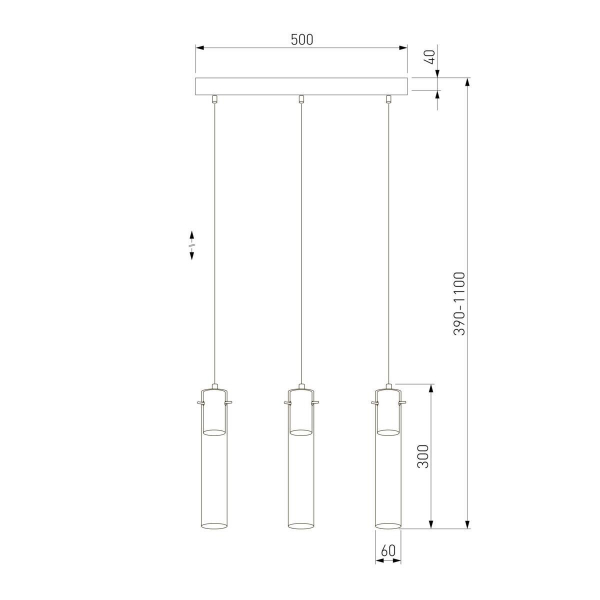 Подвесной светильник TK Lighting 855 Look Graphite