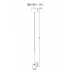 Подвесной светодиодный светильник MyFar Kollins MR1061-1PL