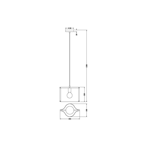 Подвесной светильник Vele Luce Cross VL5272P01