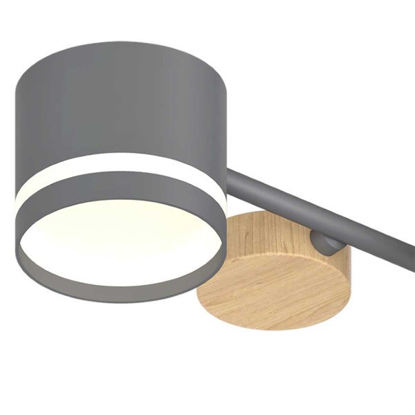 Люстра Reluce 68730-0.3-08 GX53 GREY+WOOD