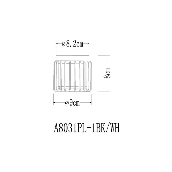 Потолочный светильник Arte Lamp Atria A8031PL-1BK