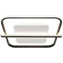 Светильник потолочный светодиодный ЭРА Модерн Franco CLL-1-107W 3K-6K RC BK с ДУ черный Б0069746