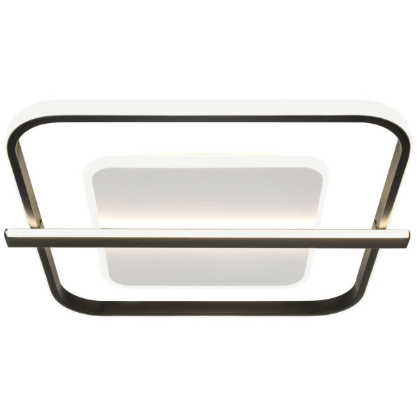 Светильник потолочный светодиодный ЭРА Модерн Franco CLL-1-107W 3K-6K RC BK с ДУ черный Б0069746