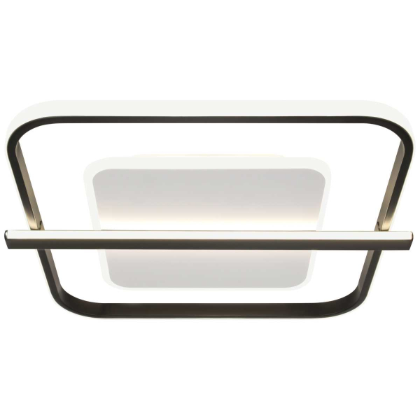 Светильник потолочный светодиодный ЭРА Модерн Franco CLL-1-107W 3K-6K RC BK с ДУ черный Б0069746