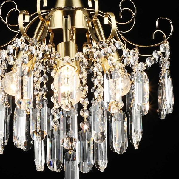 Люстра хрустальная Reluce 68520-0.4-04 COP Люстра хрустальная Reluce 68520-0.4-04 COP