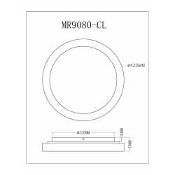 Потолочный светодиодный светильник MyFar Ceiling Neso MR9080-CL