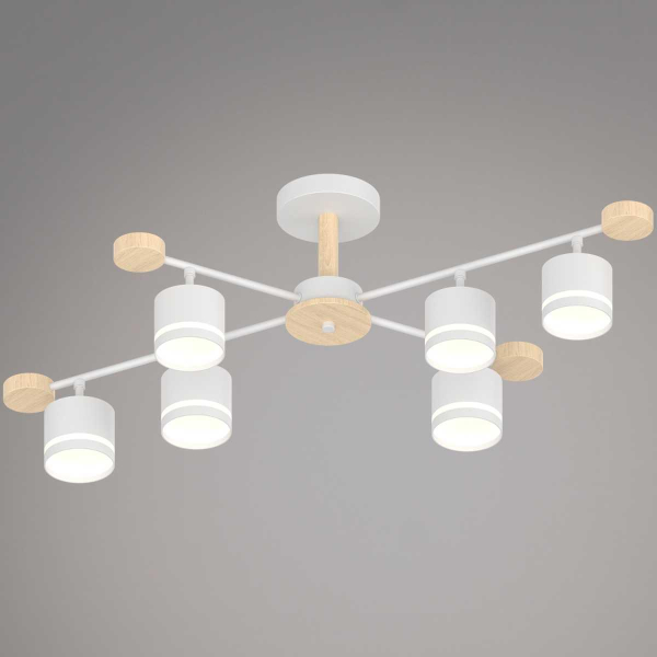 Люстра Reluce 78730-0.3-06 GX53 WH+WOOD