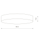 Потолочный cветильник Nowodvorski Lid Round Led Black 10410