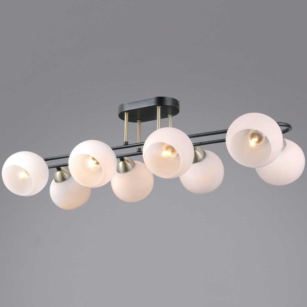 Потолочный светильник ILLUMICO IL0790-8CSQ-25 BK AB TRENTO Потолочный светильник ILLUMICO IL0790-8CSQ-25 BK AB TRENTO