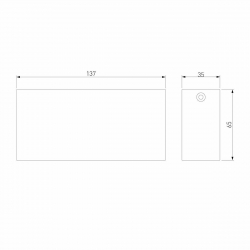 Потолочный светодиодный светильник Elektrostandard Block 25108/LED a066992