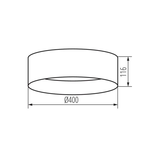 Потолочный светодиодный светильник Kanlux RIFA LED 17,5W WW W/W 36461 Потолочный светодиодный светильник Kanlux RIFA LED 17,5W WW W/W 36461