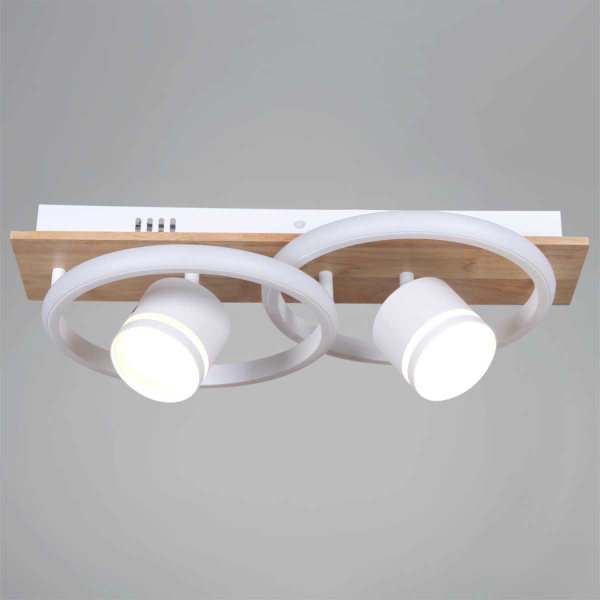 Потолочный светильник Reluce 29560-0.3-2+2 WH+WOOD