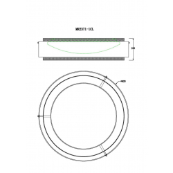Потолочный светодиодный светильник MyFar Anders MR2371-1CL