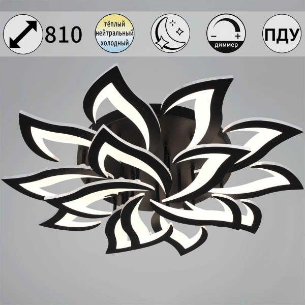 Светильник потолочный Reluce 30150-0.3-10+5 BK Светильник потолочный Reluce 30150-0.3-10+5 BK