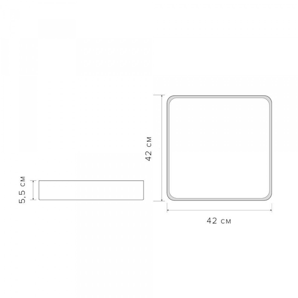 Потолочный светодиодный светильник Jazzway PPB Sсandic-S 5037250