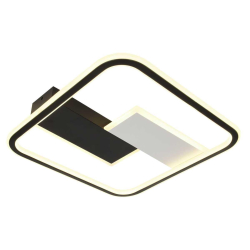 Светильник потолочный светодиодный ЭРА Модерн Henri CLL-1-104-RC BK Б0069747